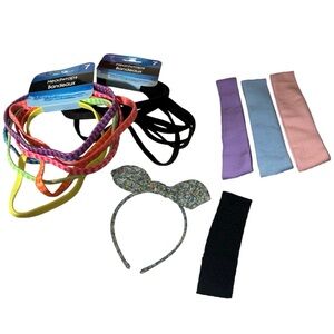 new juniors girls headband bundle of stretchy headbands